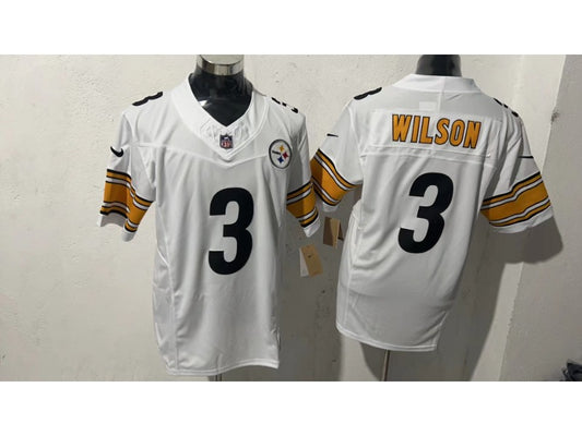 Adult Pittsburgh Steelers Russell Wilson NO.3 Football Jerseys