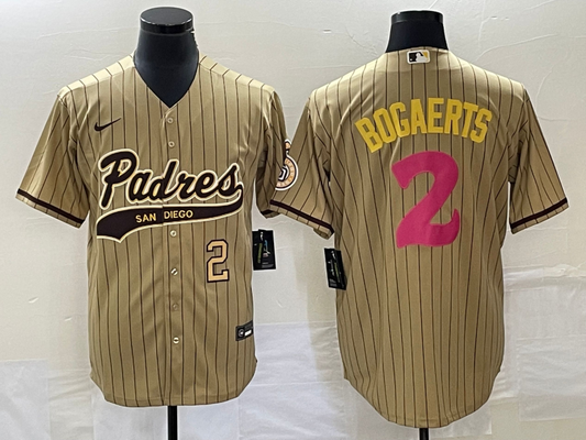 Men/Women/Youth San Diego Padres Xander Bogaerts  #2 baseball Jerseys