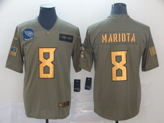 Adult Tennessee Titans Marcus Mariota NO.8 Football Jerseys