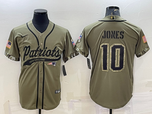 Adult New England Patriots Mac Jones NO.10 Football Jerseys