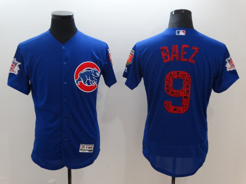 Men/Women/Youth Chicago Cubs Javier Báez #9 baseball Jerseys