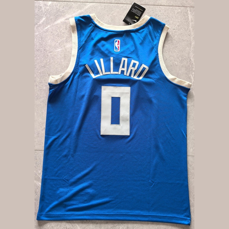 Milwaukee Bucks Damian Lillard swingman basketball jerseys S-2XL