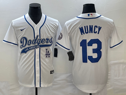 Men/Women/Youth Los Angeles Dodgers Max Muncy #13 baseball Jerseys