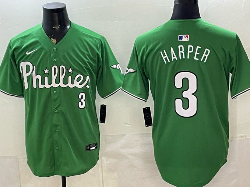 Men/Women/Youth Philadelphia Phillies Bryce Harper #3 baseball Jerseys eagles version