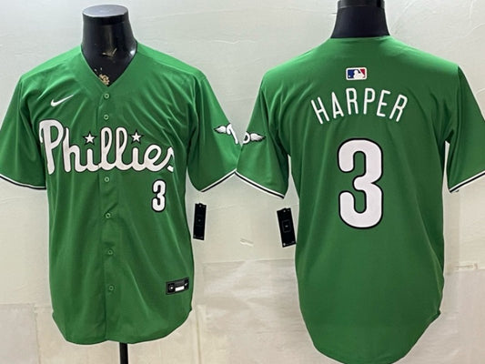 Men/Women/Youth Philadelphia Phillies Bryce Harper #3 baseball Jerseys eagles version