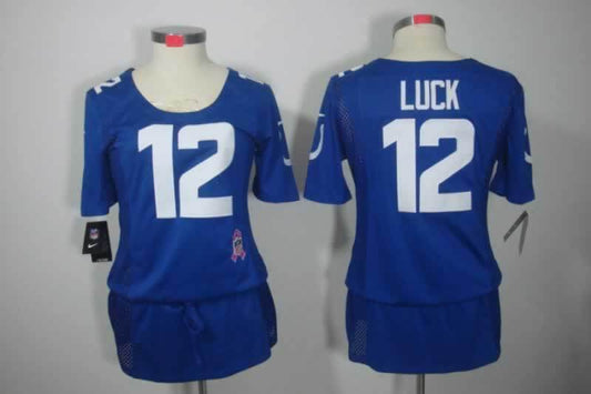Women Indianapolis Colts Andrew Luck NO.12 Football Jerseys