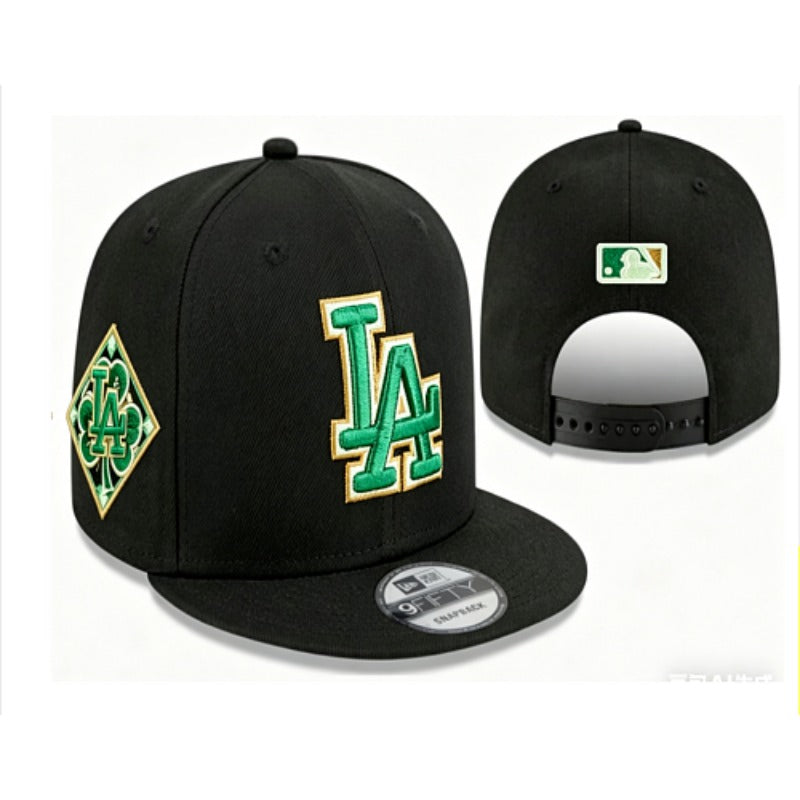 Vintage LA Stitched Baseball Cap - Premium 3D Embroidered Retro Snapback & Fitted (38 Styles)