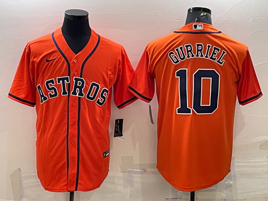 Men/Women/Youth Houston Astros Yuli Gurriel #10 baseball Jerseys