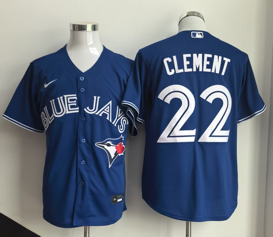 Men/Women/Youth Toronto Blue Jays  Ernie Clement #22 baseball Jerseys BLUE