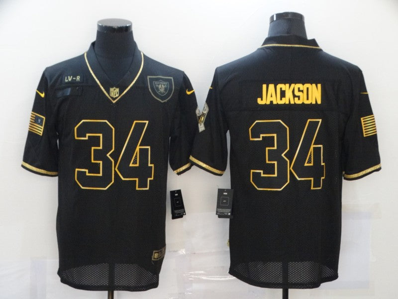 Adult ‎Oakland Raiders Bo Jackson NO.34 Football Jerseys