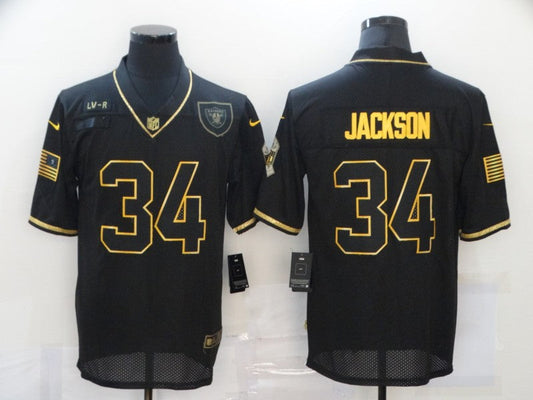 Adult ‎Oakland Raiders Bo Jackson NO.34 Football Jerseys
