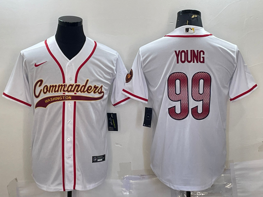 Adult Washington Redskins Chase Young NO.99 Football Jerseys