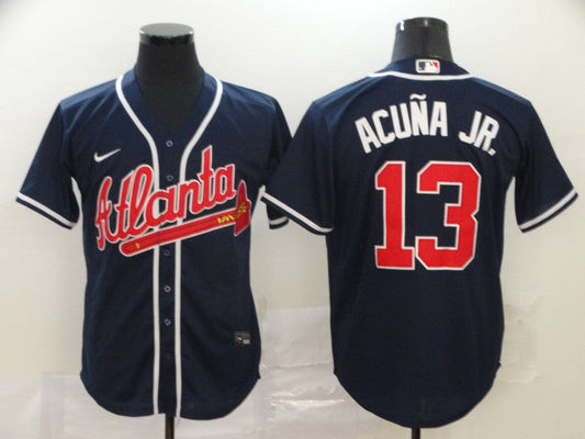 Men/Women/Youth Atlanta Braves Ronald Acuña Jr. #13 baseball Jerseys