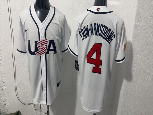 Men/Women/Youth Chicago Cubs Pete Crow-Armstrong #4 baseball Jerseys USA