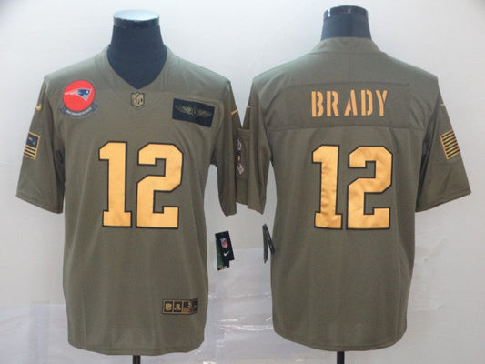 Adult New England Patriots Tom Brady NO.12 Football Jerseys