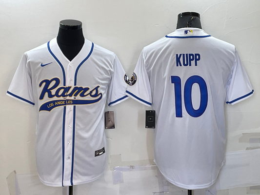 Adult Los Angeles Rams Cooper Kupp NO.10 Football Jerseys