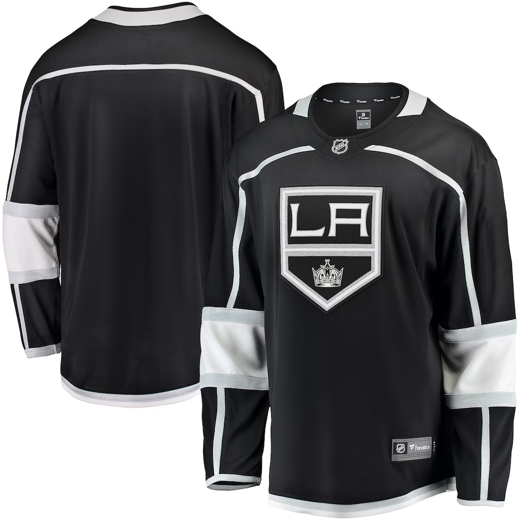 Men's Los Angeles Kings Fanatics Black Home Breakaway Blank Jersey