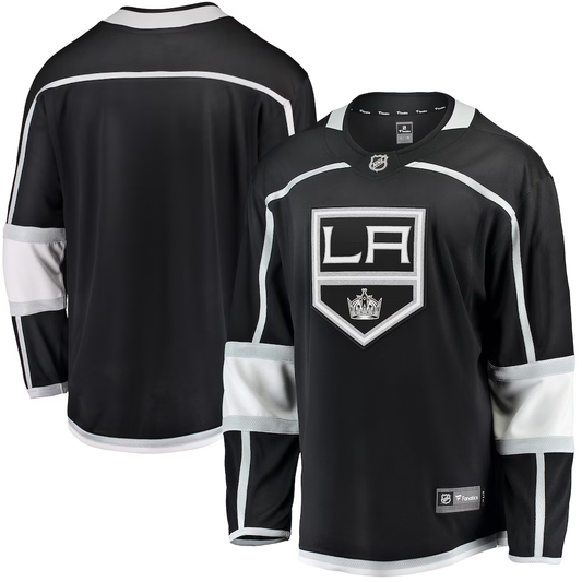 Men's Los Angeles Kings Fanatics Black Home Breakaway Blank Jersey