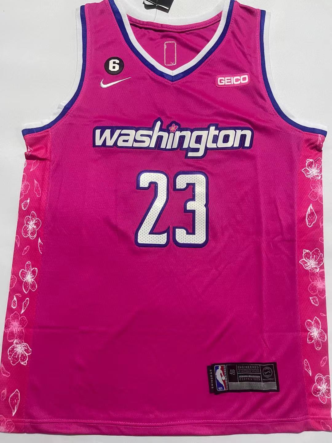 Men's Michael Jordan - Washington Wizzards #23 Jersey pink S-2XL