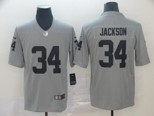 Adult ‎Oakland Raiders Bo Jackson NO.34 Football Jerseys
