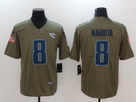 Adult Tennessee Titans Marcus Mariota NO.8 Football Jerseys