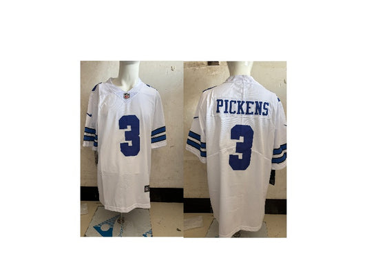 men/women/kids Dallas Cowboys George Pickens No.3 white Jersey