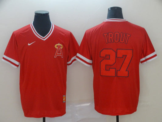 Men/Women/Youth Los Angeles Angels Mike Trout #27 baseball Jerseys