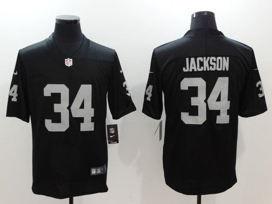 Adult ‎Oakland Raiders Bo Jackson NO.34 Football Jerseys