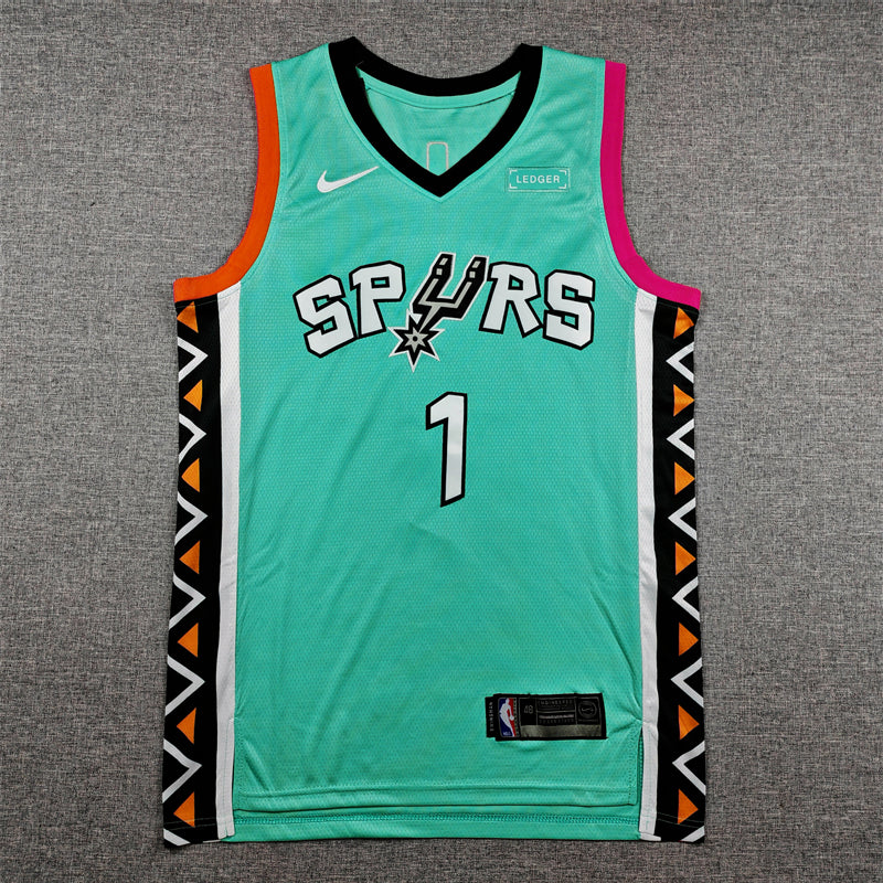 San Antonio Spurs Victor Wembanyama swingman basketball jerseys S-2XL