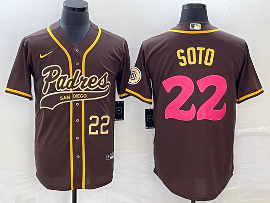 Men/Women/Youth San Diego Padres Juan Soto #22 baseball Jerseys