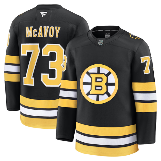 Men's Boston Bruins Charlie McAvoy #73 Fanatics Black Home Breakaway Player Game Jersey
