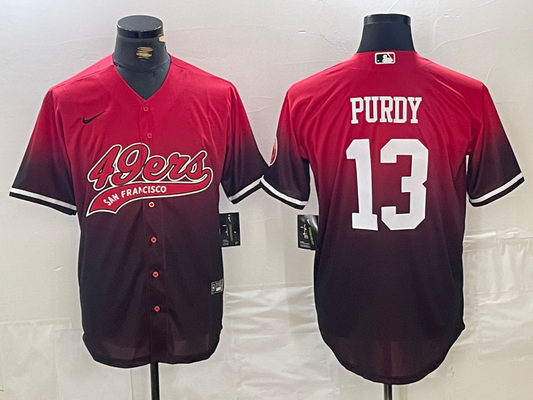 Men/Women/Youth San Francisco 49ers Brock Purdy NO.13 Football Jerseys