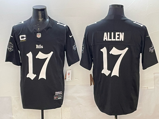 new Men's #17 Josh Allen Bills 2025 Rivalry Series Stitched Jersey