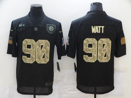 Adult Pittsburgh Steelers T. J. Watt NO.90 Football Jerseys
