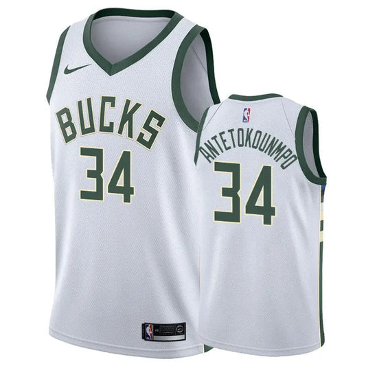 Milwaukee Bucks Giannis Antetokounmpo NO.34 Basketball Jersey