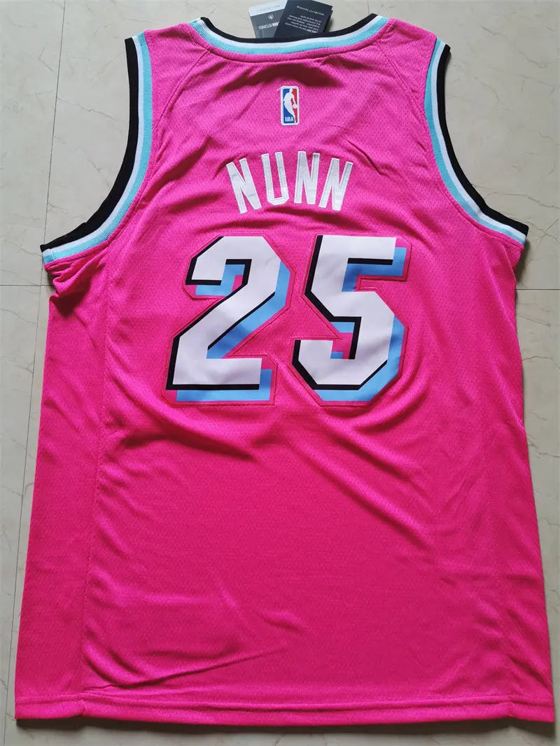 Miami Heat Nunn NO.25 Basketball Jersey