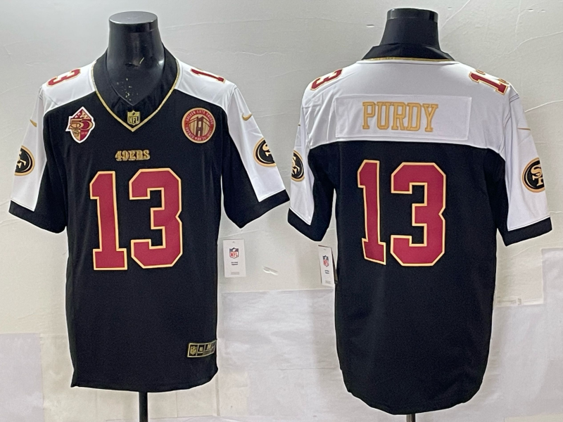 Newest arrival 2025 Adult San Francisco 49ers Brock Purdy No.13 Football Jerseys