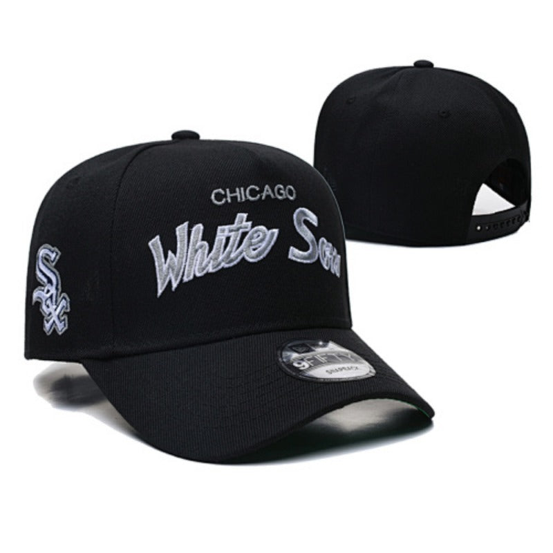 Chicago Retro Black & White Baseball Cap | Vintage Southside Game Day Hats