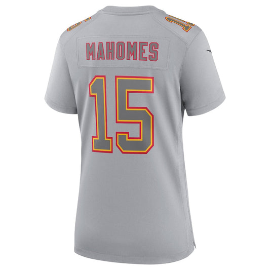 men/women/kids KC.Chiefs Mahomes NO.15 Gray Football Jersey