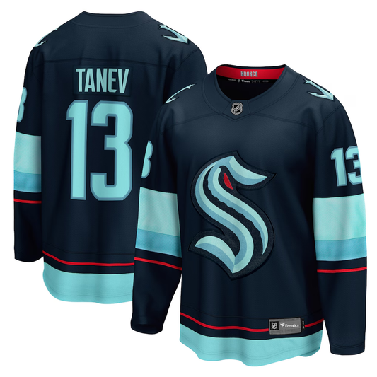 Men's Seattle Kraken Brandon Tanev #13 Fanatics Deep Sea Blue Jersey