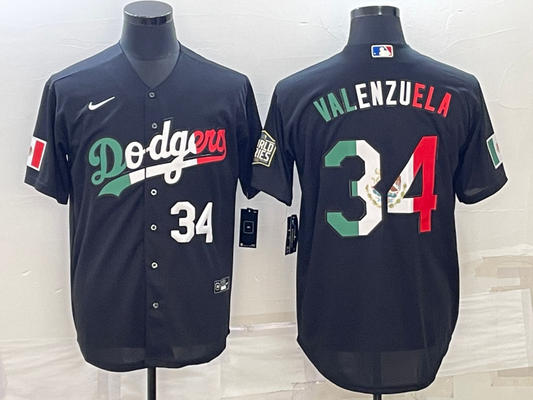 Men/Women/Youth Los Angeles Dodgers Fernando Valenzuela #34 baseball Jerseys