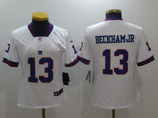 Women New York Giants Odell Beckham Jr. NO.13 Football Jerseys