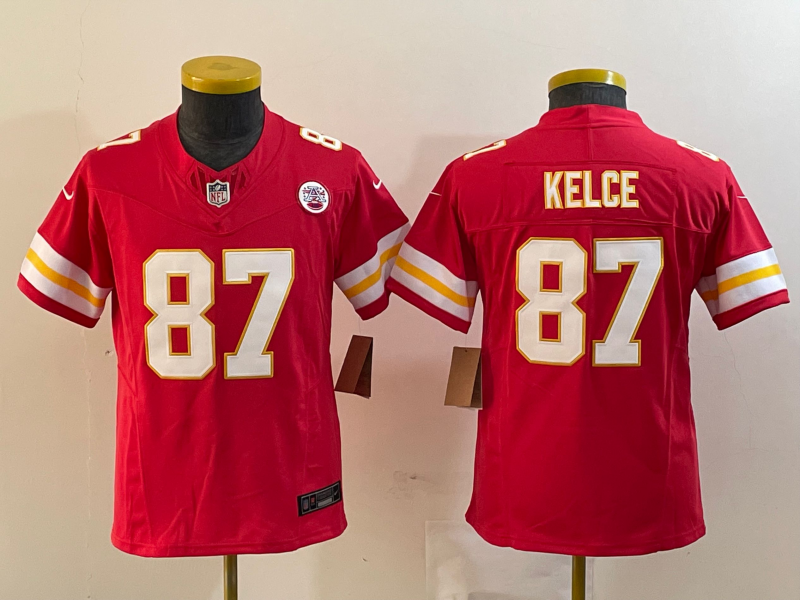 men/women/kids KC.Chiefs Kelce NO.87 Football Jersey