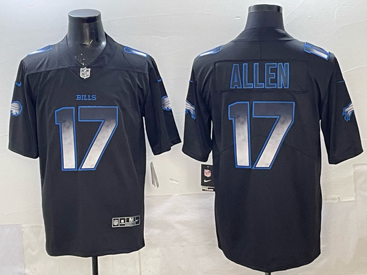 new Men's #17 Josh Allen Bills 2025 Rivalry Series Stitched Jersey