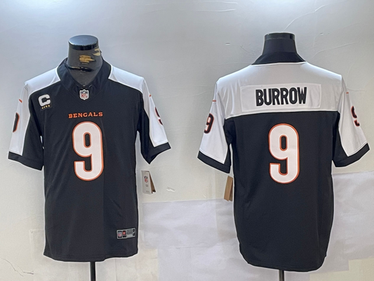 Cincinnati Bengals Joe Burrow NO.9 Salute To Service Football Jerseys