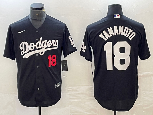 Men/Women/Youth Los Angeles Dodgers Yoshinobu Yamamoto #18 baseball Jerseys