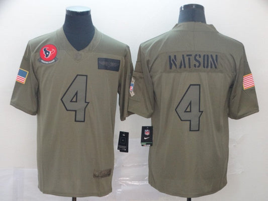 Adult Houston Texans Deshaun Watson NO.4 Football Jerseys