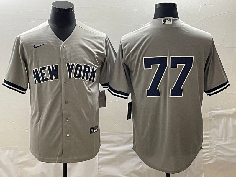 Men/Women/Youth New York Yankees Yankees shortstop NO.77 baseball Jerseys