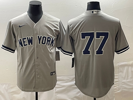 Men/Women/Youth New York Yankees Yankees shortstop NO.77 baseball Jerseys