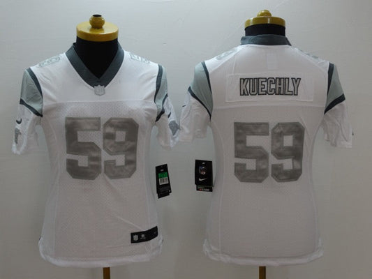 Women's Carolina Panthers Luke Kuechly NO.59 Football Jerseys